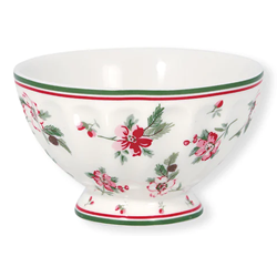 Greengate French bowl medium Astrid white